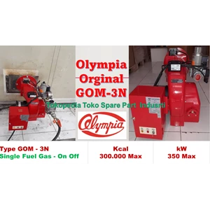 Burner Gas Olympia Tipe GOM-3N Cap 150-300Mcal 3 phase Original