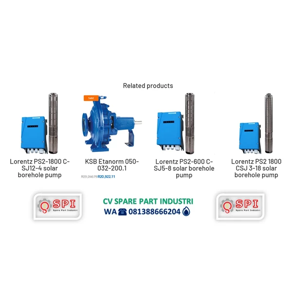 Centrifugal Pumps with Shaft Seal Standardised Water Pumps-PT INDIRA DWI MITRA