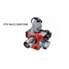 STG 146/2  BENTONE-GAS BURNER STG 146/2  BENTONE /STG 146/2  BENTONE CAPACITY  41 - 133 / 47 - 144 kW Voltage  230V - 0.95A - 50Hz  1