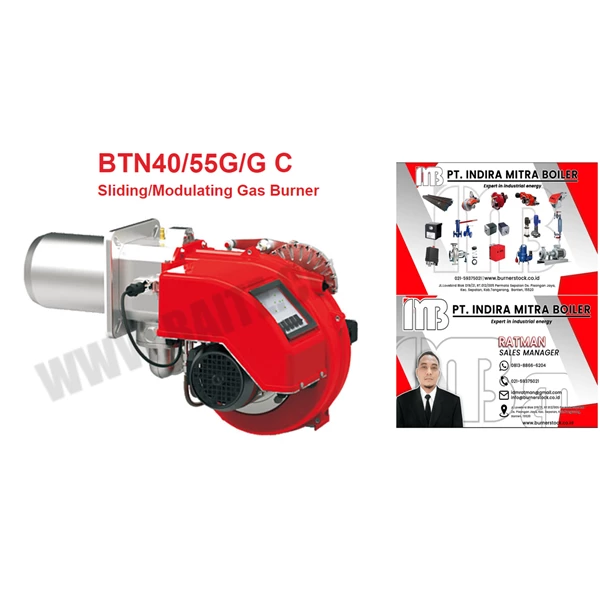BTN15G/BTN20G/BTN30G/BTN15GC/BTN20GC/BTN30GC One-stage Sliding/Modulatig Gas Burner BAITE