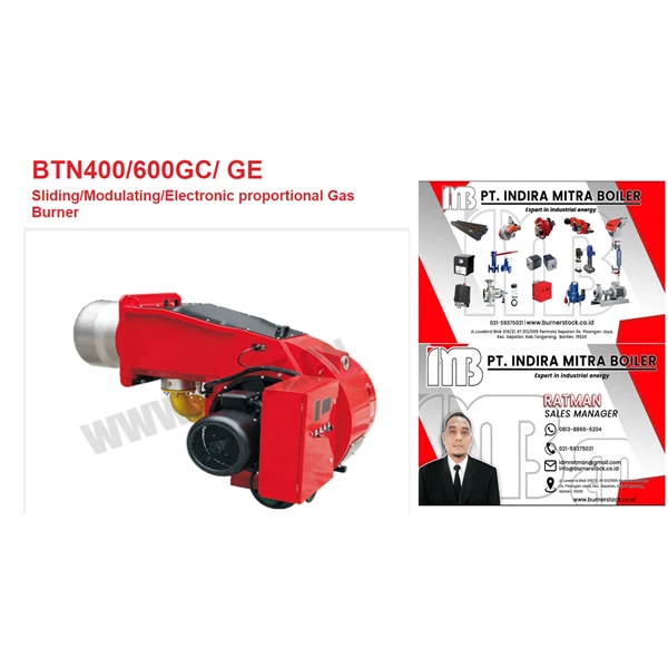 BTN400GC/BTN600GC/ GE  Sliding/Modulating/Electronic proportional Gas-BAITE