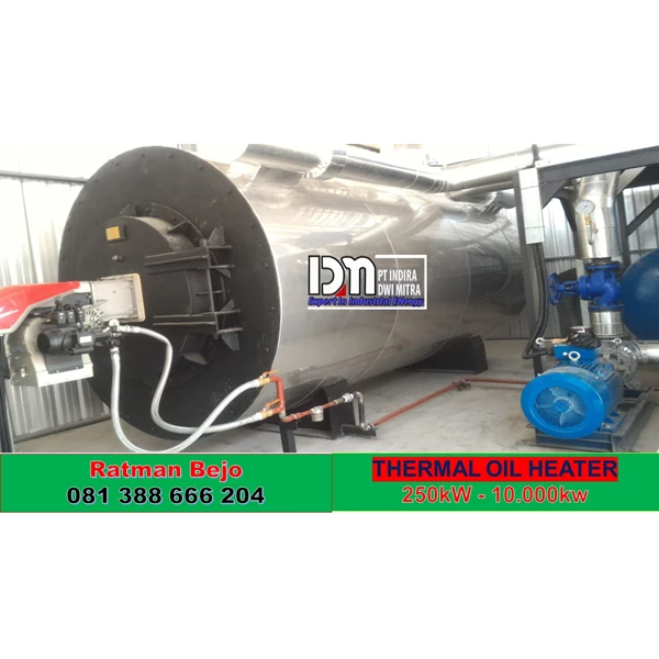   Pabrikasi Thermal Oil Heater fuel gas & Solar