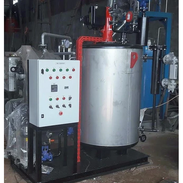   Vertical steam boiler