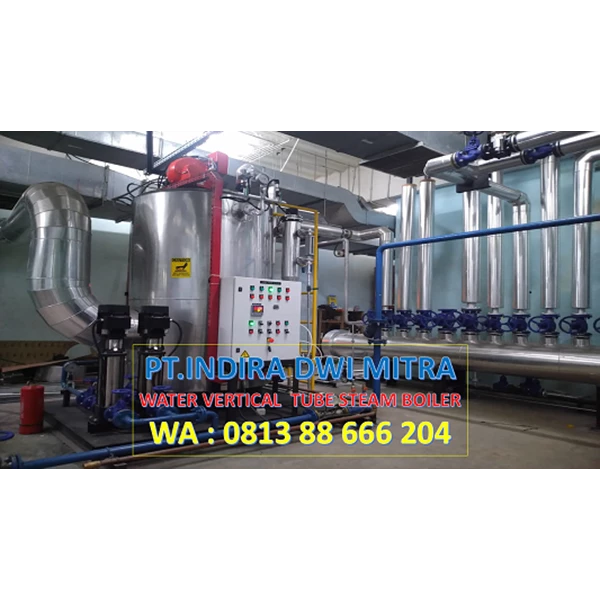 Water Tube Vertical Boiler-Once Through Boiler-Boiler Pipa Air Berdiri 