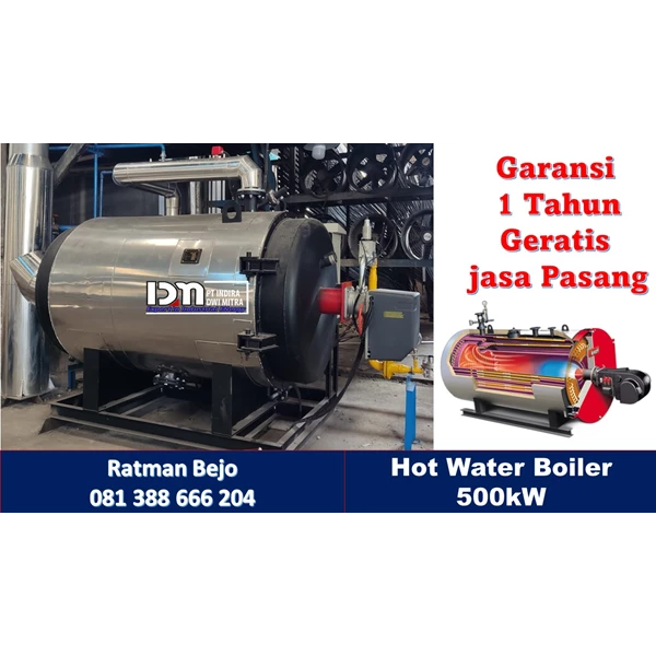 Hot Water Generator  Boiler Fuel Gas Capacity 70kw-35000kw 50000kcal