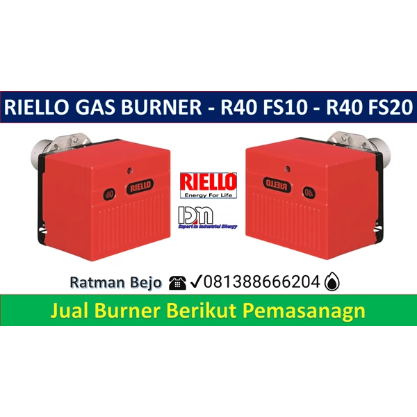 Burner Riello Bahan Bakar Gas Solar /Dual Fuel Burner 